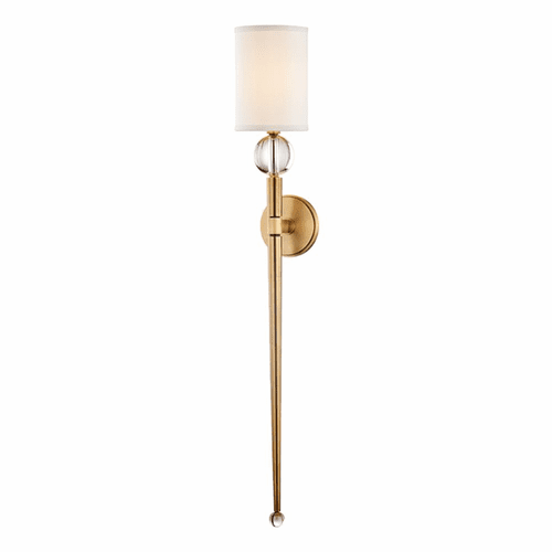 Hudson Valley Rockland 1-LT Wall Sconce - Aged Brass - 8436-AGB