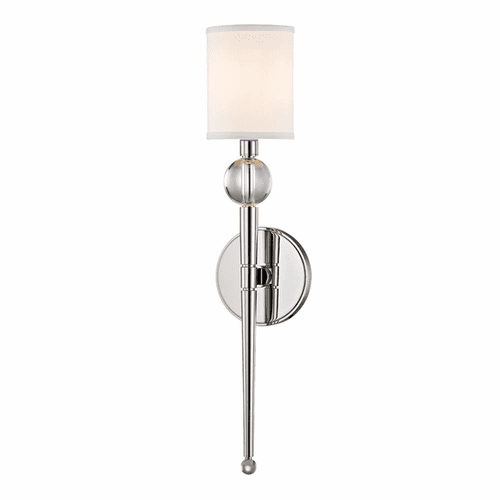 Hudson Valley Rockland 1-LT Wall Sconce - Polished Nickel - 8421-PN