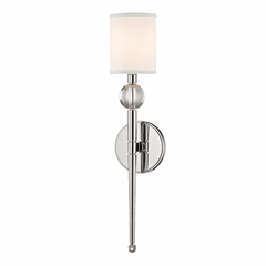 Hudson Valley Rockland 1-LT Wall Sconce - Polished Nickel - 8421-PN Hudson Valley Rockland 1-LT Wall Sconce - Polished Nickel - 8421-PN