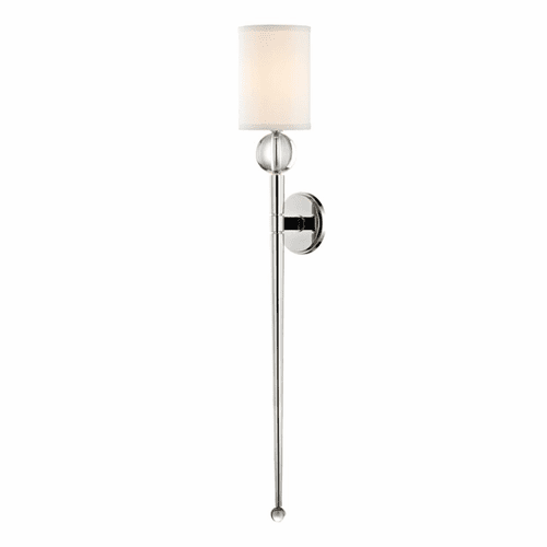 Hudson Valley Rockland 1-LT Wall Sconce - Polished Nickel - 8436-PN