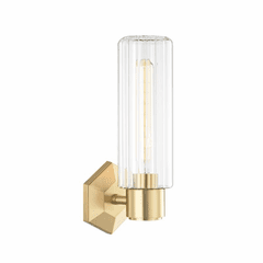 Hudson Valley Roebling 1-LT Wall Sconce - Aged Brass - 5120-AGB