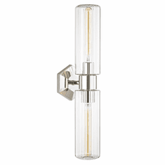 Hudson Valley Roebling 2-LT Wall Sconce - Polished Nickel - 5124-PN