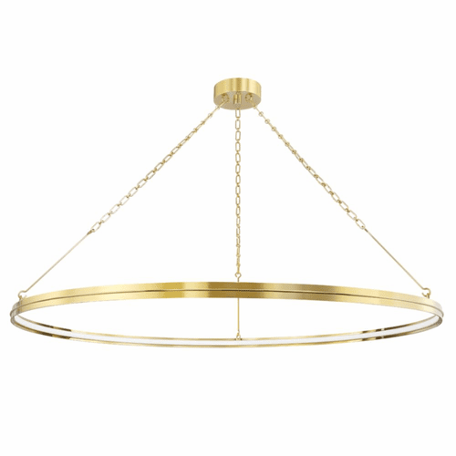 Hudson Valley Rosendale Large LED Chandelier - Aged Brass - 7156-AGB