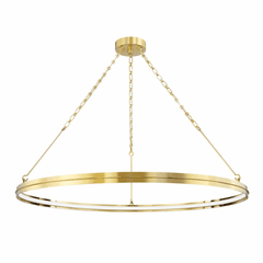 Hudson Valley Rosendale Medium LED Chandelier - Aged Brass - 7142-AGB