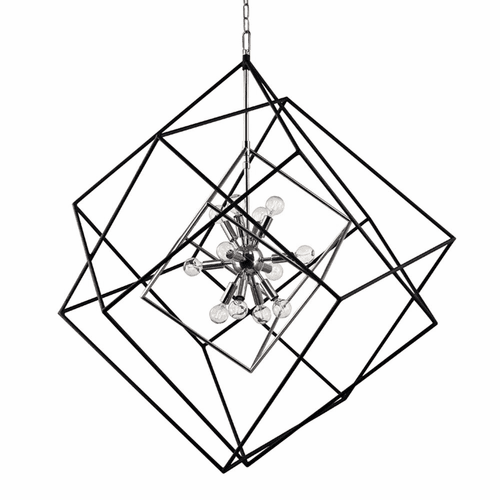 Hudson Valley Roundout 12-LT Pendant - Polished Nickel - 1234-PN