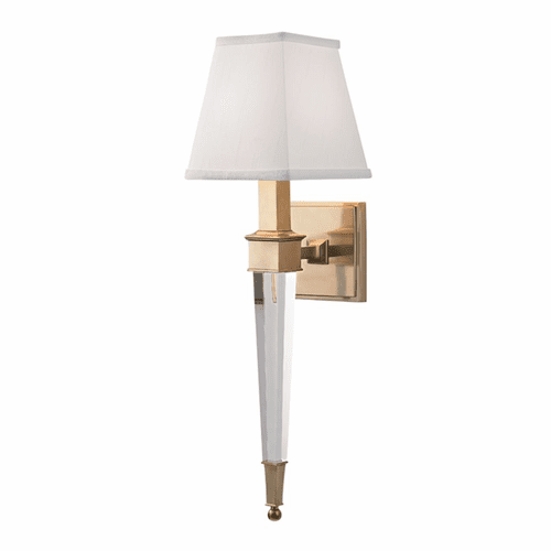 Hudson Valley Ruskin 1-LT Wall Sconce - Aged Brass - 2401-AGB