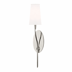Hudson Valley Rutland 1-LT Wall Sconce - Plshd Nickel - 3711-PN-WS