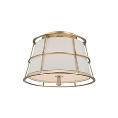 Hudson Valley Savona 2-LT Semi Flush - Aged Brass - 9814-AGB Hudson Valley Savona 2-LT Semi Flush - Aged Brass - 9814-AGB