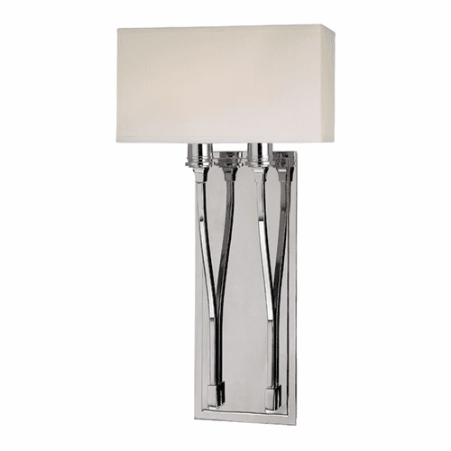 Hudson Valley Selkirk 2-LT Wall Sconce - Polished Nickel - 642-PN