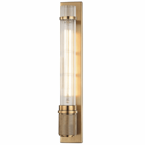 Hudson Valley Shaw 1-LT Wall Sconce - Aged Brass - 1200-AGB