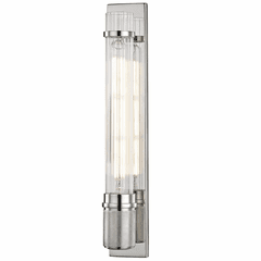 Hudson Valley Shaw 1-LT Wall Sconce - Polished Nickel - 1200-PN