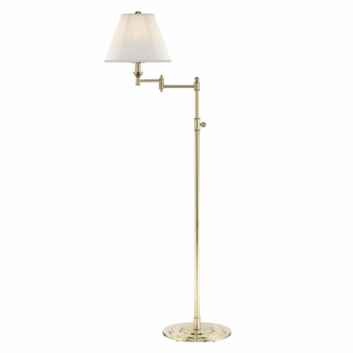 Hudson Valley Signature No.1 1-LT Floor Lamp - Aged Brass - MDSL601-AGB