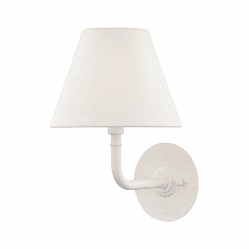 Hudson Valley Signature No.1 1-LT Wall Sconce - White - MDS601-WH