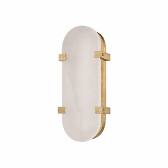 Hudson Valley Skylar LED Wall Sconce - Aged Brass - 1114-AGB