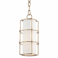 Hudson Valley Sovereign 1-LT Pendant - Aged Brass - 1510-AGB