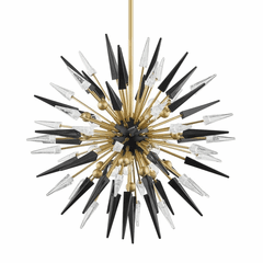 Hudson Valley Sparta 12-LT Chandelier - Aged Brass - 9031-AGB