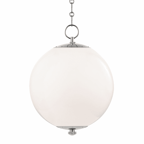 Hudson Valley Sphere No.1 1-LT Large Pendant - Polished Nickel - MDS701-PN