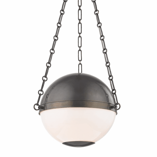 Hudson Valley Sphere No.2 2-LT Small Pendant - Distressed Bronze - MDS750-DB