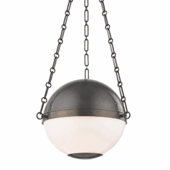 Hudson Valley Sphere No.2 2-LT Small Pendant - Distressed Bronze - MDS750-DB
