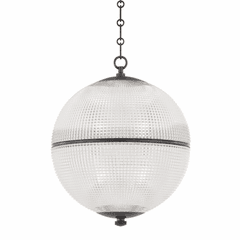 Hudson Valley Sphere No. 3 1 Light Large Pendant - Distressed Bronze - MDS801-DB
