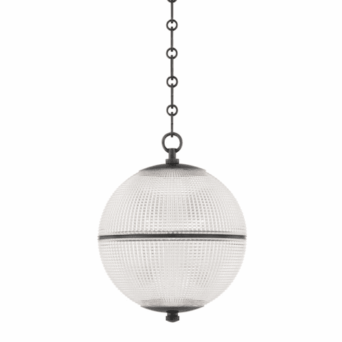 Hudson Valley Sphere No. 3 1 Light Small Pendant - Distressed Bronze - MDS800-DB
