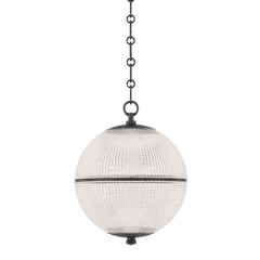 Hudson Valley Sphere No. 3 1 Light Small Pendant - Distressed Bronze - MDS800-DB