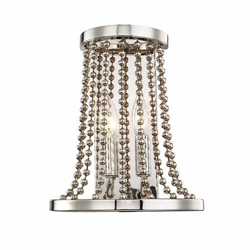 Hudson Valley Spool 2-LT Wall Sconce - Polished Nickel - 5700-PN
