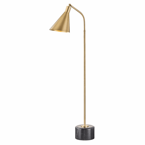 Hudson Valley Stanton 1-LT Floor Lamp - Aged Brass - L1346-AGB