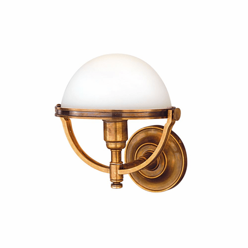 Hudson Valley Stratford 1-LT Wall Sconce - Aged Brass - 3301-AGB