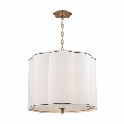 Hudson Valley Sweeny 4-LT Pendant - Aged Brass - 7920-AGB