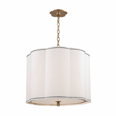 Hudson Valley Sweeny 4-LT Pendant - Aged Brass - 7920-AGB