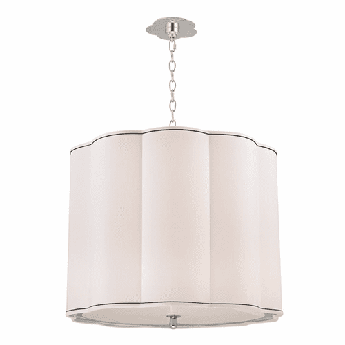 Hudson Valley Sweeny 5-LT Chandelier - Polished Nickel - 7925-PN