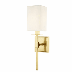 Hudson Valley Taunton 1-LT Wall Sconce - Aged Brass - 4400-AGB