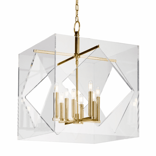 Hudson Valley Travis 8-LT Chandelier - Aged Brass - 5924-AGB