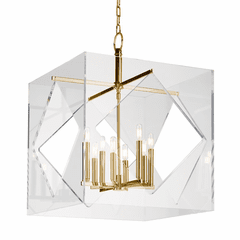Hudson Valley Travis 8-LT Chandelier - Aged Brass - 5924-AGB Hudson Valley Travis 8-LT Chandelier - Aged Brass - 5924-AGB