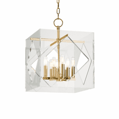 Hudson Valley Travis 8-LT Pendant - Aged Brass - 5916-AGB Hudson Valley Travis 8-LT Pendant - Aged Brass - 5916-AGB