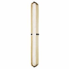 Hudson Valley Tribeca Large LED Bath Bracket - Aged Brass& Black - 2930-AGB/BK