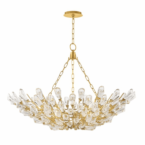 Hudson Valley Tulip 10-LT Chandelier - Gold Leaf - 7240-GL