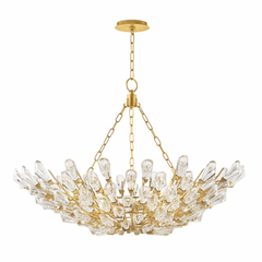 Hudson Valley Tulip 10-LT Chandelier - Gold Leaf - 7240-GL