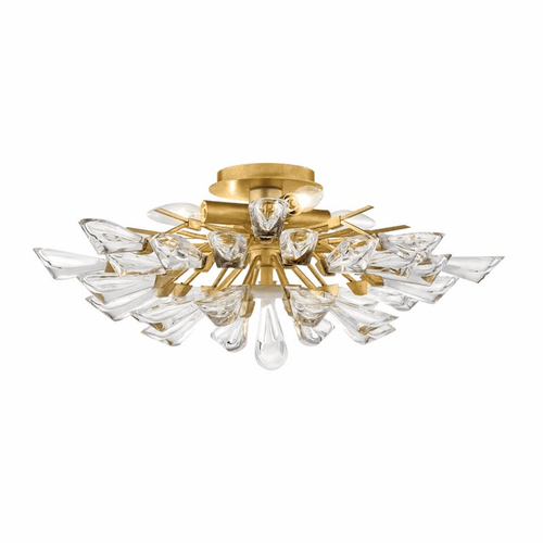 Hudson Valley Tulip 4-LT Semi Flush - Gold Leaf - 7223-GL
