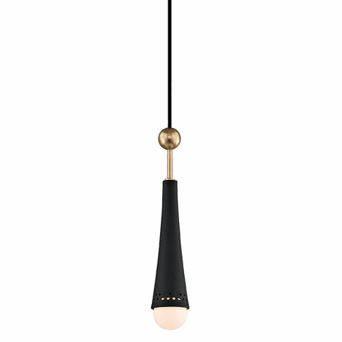 Hudson Valley Tupelo 1-LT Pendant - Aged Brass - 2130-AGB