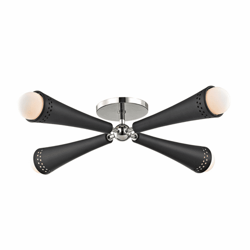 Hudson Valley Tupelo 4-LT Wall Sconce - Polished Nickel - 2123-PN