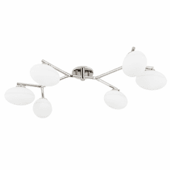 Hudson Valley Wagner 6 Light Semi Flush - Polished Nickel - 5541-PN