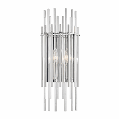 Hudson Valley Wallis 2-LT Wall Sconce - Polished Nickel - 6300-PN