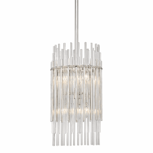 Hudson Valley Wallis 6-LT Pendant - Polished Nickel - 6310-PN