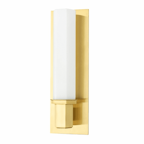 Hudson Valley Walton 1-LT Bath Light Bracket - Aged Brass - 320-AGB