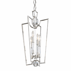Hudson Valley Waterloo 4-LT Pendant - Polished Nickel - 3013-PN Hudson Valley Waterloo 4-LT Pendant - Polished Nickel - 3013-PN