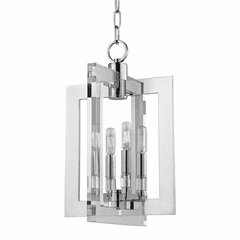 Hudson Valley Wellington 4-LT Pendant - Polished Nickel - 9312-PN Hudson Valley Wellington 4-LT Pendant - Polished Nickel - 9312-PN