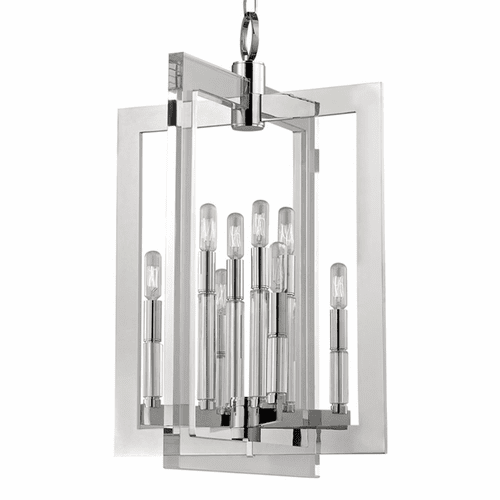 Hudson Valley Wellington 8-LT Large Pendant - Polished Nickel - 9323-PN