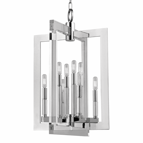 Hudson Valley Wellington 8-LT Medium Pendant - Polished Nickel - 9317-PN